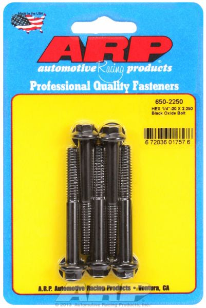 5-Pack Bolt Kit, Hex Head Black Oxide AR650-2250