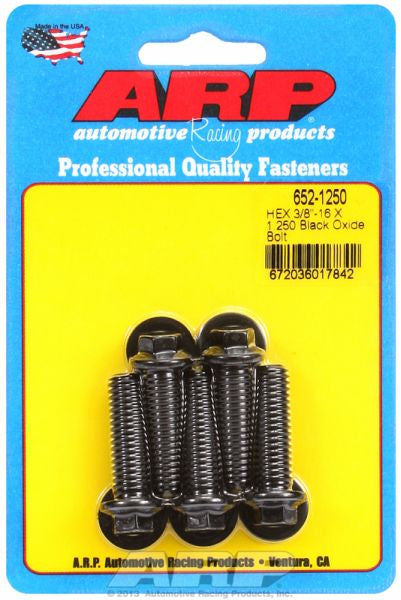 5-Pack Bolt Kit, Hex Head Black Oxide AR652-1250