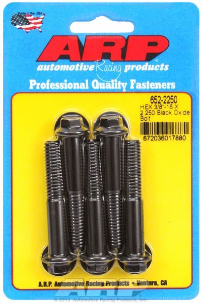 5-Pack Bolt Kit, Hex Head Black Oxide AR652-2250