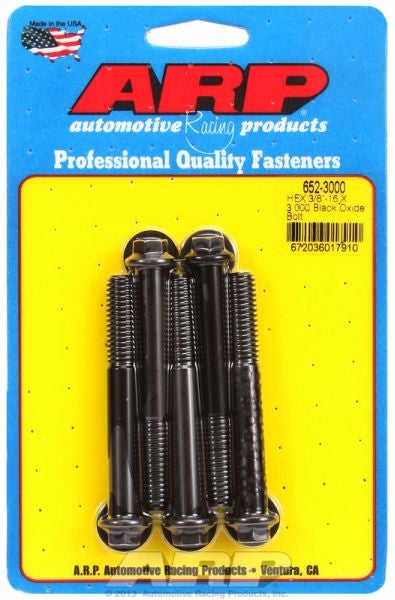 5-Pack Bolt Kit, Hex Head Black Oxide AR652-3000