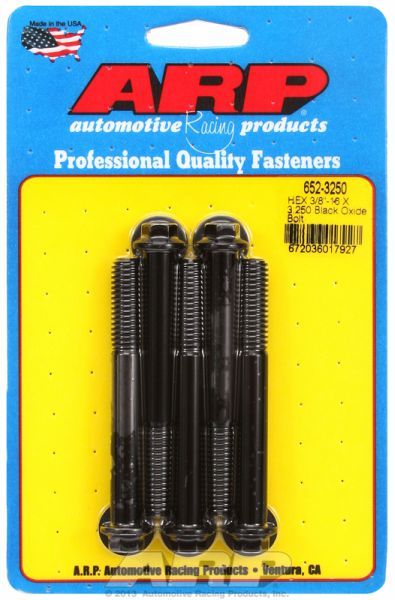 5-Pack Bolt Kit, Hex Head Black Oxide AR652-3250