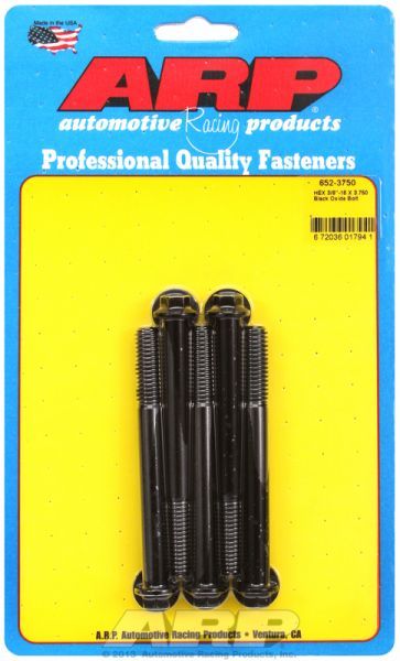 5-Pack Bolt Kit, Hex Head Black Oxide AR652-3750