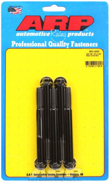 5-Pack Bolt Kit, Hex Head Black Oxide AR652-4000