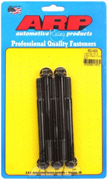 5-Pack Bolt Kit, Hex Head Black Oxide AR652-4500