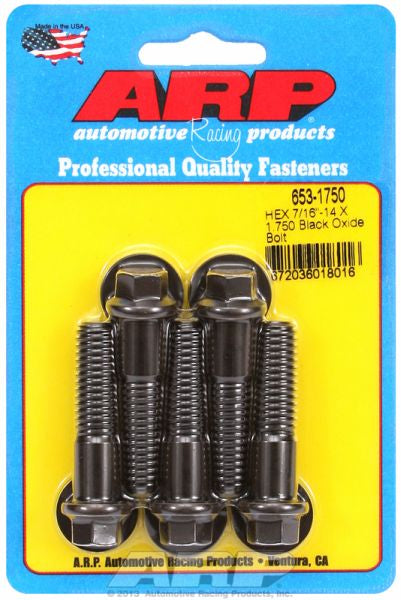 5-Pack Bolt Kit, Hex Head Black Oxide AR653-1750