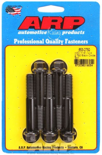 5-Pack Bolt Kit, Hex Head Black Oxide AR653-2750