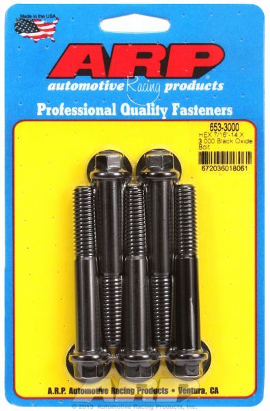 5-Pack Bolt Kit, Hex Head Black Oxide AR653-3000