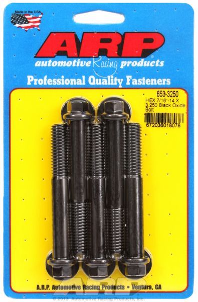 5-Pack Bolt Kit, Hex Head Black Oxide AR653-3250