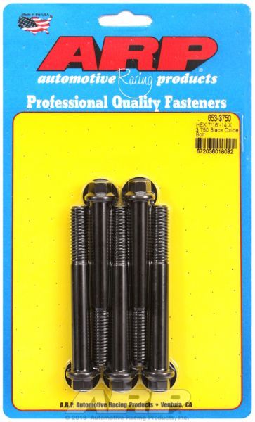 5-Pack Bolt Kit, Hex Head Black Oxide AR653-3750