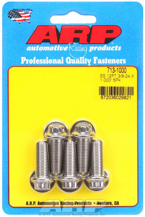 5-Pack Bolt Kit, 12-Point Head S/S AR713-1000