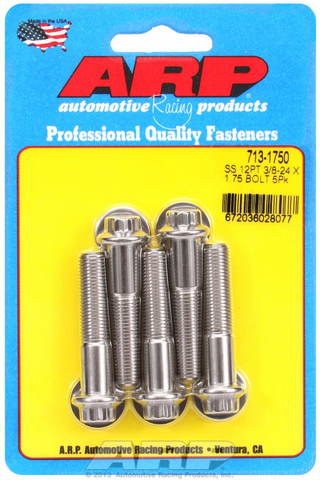 5-Pack Bolt Kit, 12-Point Head S/S AR713-1750