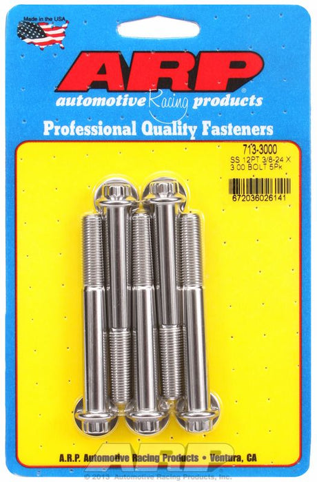 5-Pack Bolt Kit, 12-Point Head S/S AR713-3000