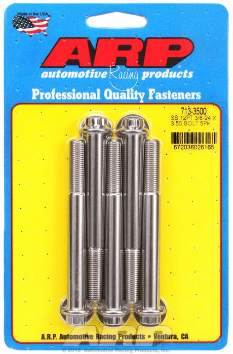 5-Pack Bolt Kit, 12-Point Head S/S AR713-3500