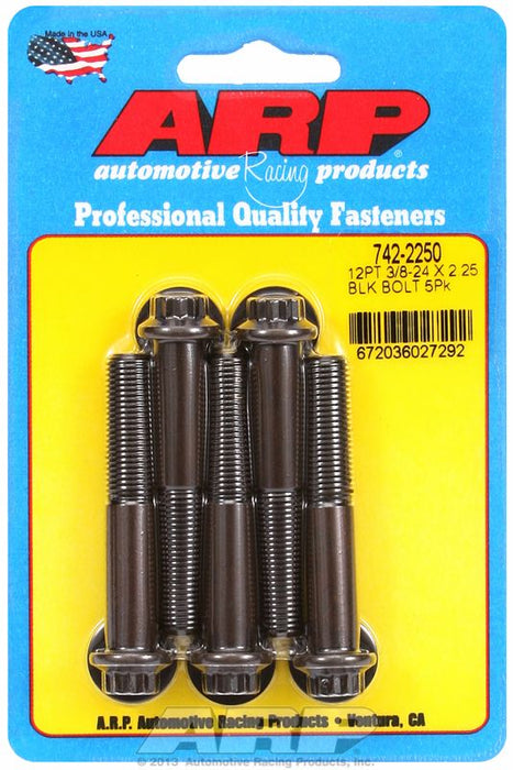 5-Pack Bolt Kit, 12-Point Head Black Oxide AR742-2250