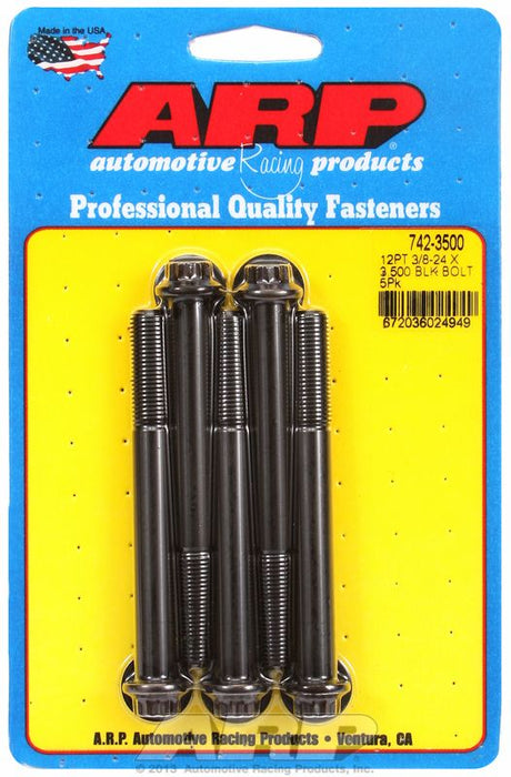 5-Pack Bolt Kit, 12-Point Head Black Oxide AR742-3500