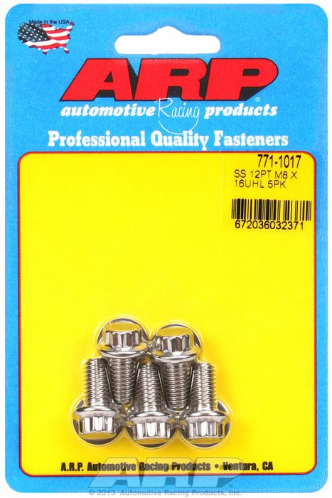 5-Pack Bolt Kit, 12-Point S/S AR771-1017