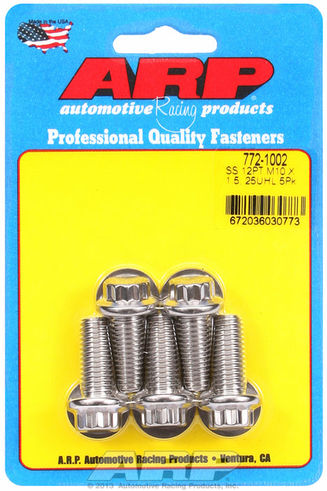 5-Pack Bolt Kit, 12-Point S/S AR772-1002