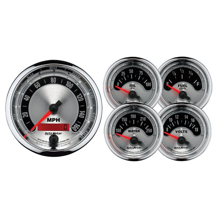 American Muscle Analog Gauge Kit AU1202