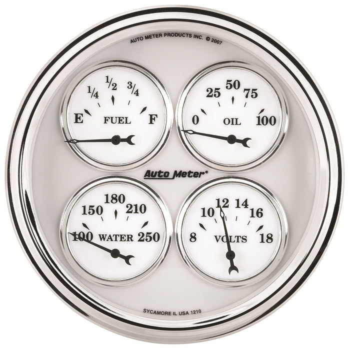 Old Tyme White II Quad Gauge AU1210