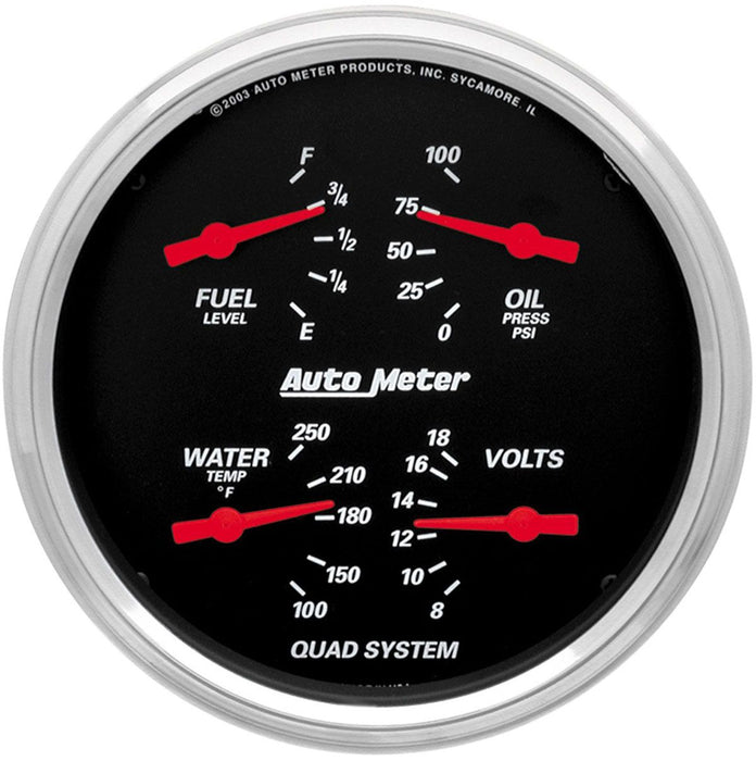 Designer Black Series Quad Gauge AU1410