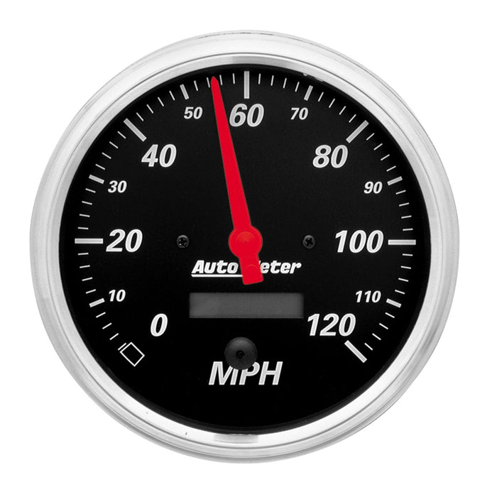 Designer Black Speedometer AU1489