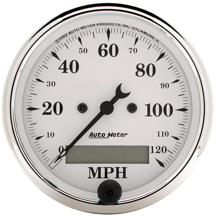 Old Tyme White Speedometer AU1688