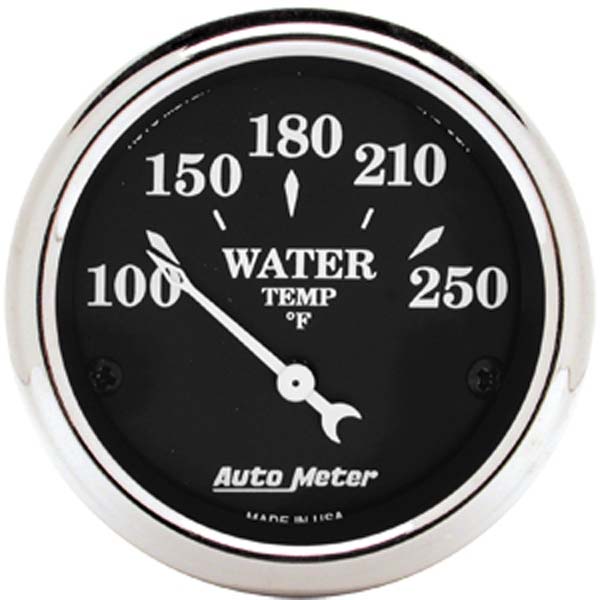 Old Tyme Black Series Water Temperature Gauge AU1737