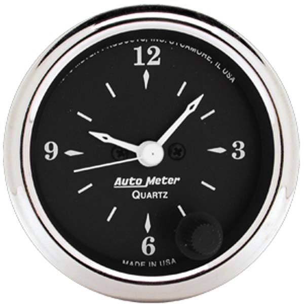 Old Tyme Black Series Clock AU1785