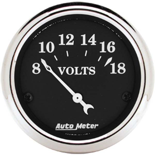 Old Tyme Black Series Voltmeter AU1791