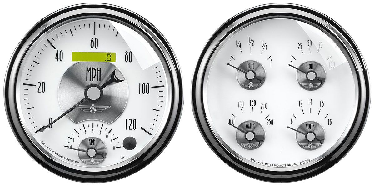 Prestige Series - Pearl Quad Gauge/Speedometer Kit AU2008