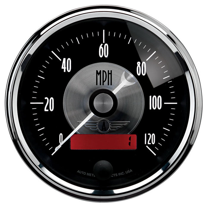 Black Diamond Series 3-3/8" 120 mph Electronic Speedometer AU2086