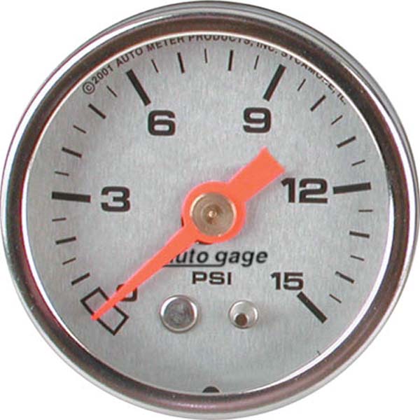 Auto gage Series Fuel Pressure Gauge AU2178