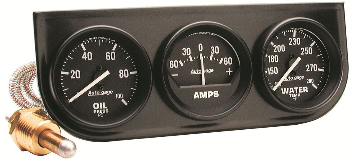 Auto gage Three-Gauge Console AU2393