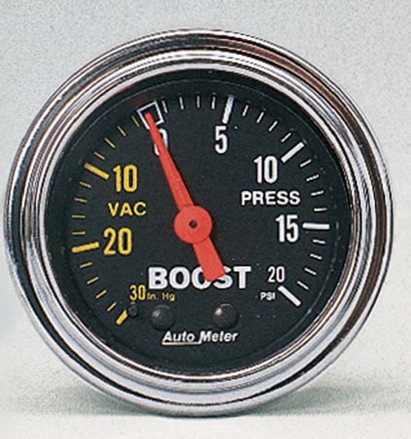 Traditional Chrome Series Boost/Vacuum Gauge AU2401