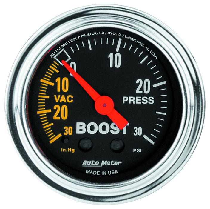 Traditional Chrome Series Boost/Vacuum Gauge AU2403