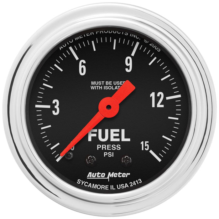 Traditional Chrome Series Fuel Pressure Gauge AU2413