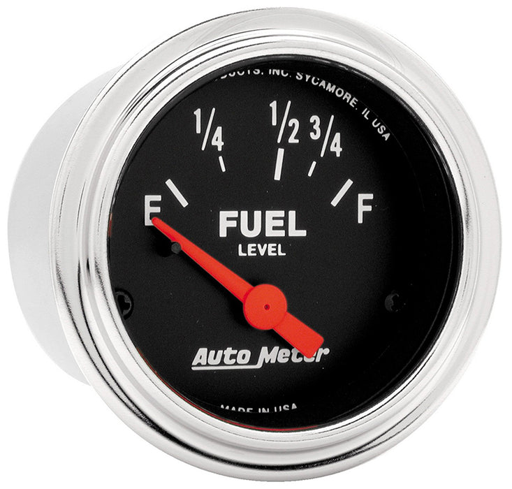 Traditional Chrome Series Fuel Level Gauge AU2515