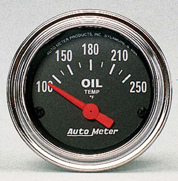 Traditional Chrome Series Oil Temperature Gauge AU2542