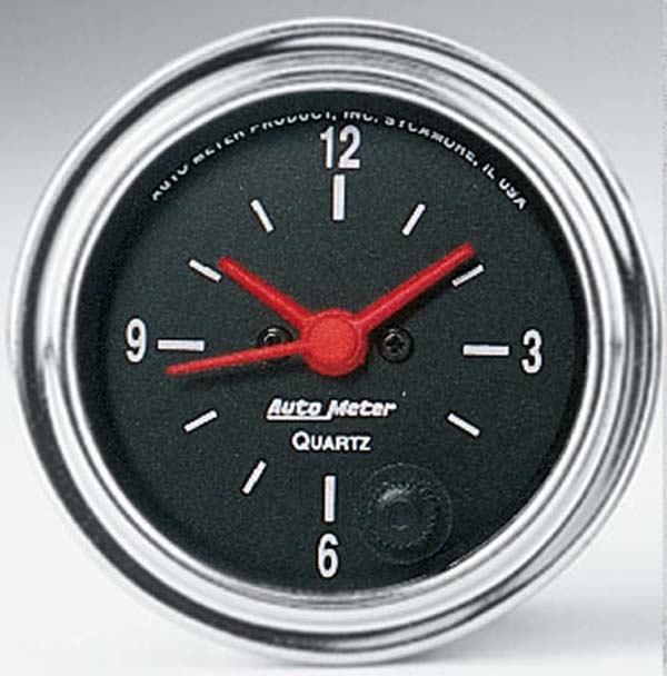 Traditional Chrome Series Clock AU2585