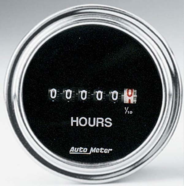 Traditional Chrome Series Hour Meter Gauge AU2587