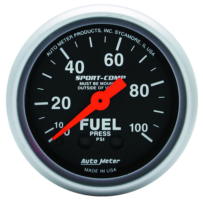 Sport-Comp Series Fuel Pressure Gauge AU3312