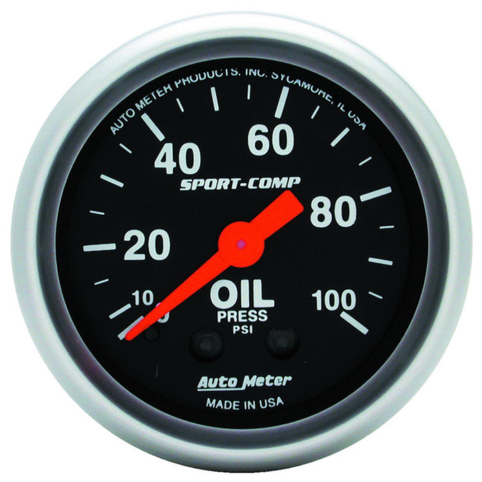 Sport-Comp Series Oil Pressure Gauge AU3321