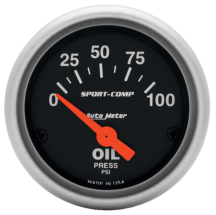 Sport-Comp Series Oil Pressure Gauge AU3327