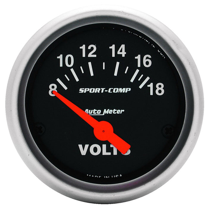 Sport-Comp Series Voltmeter Gauge AU3391