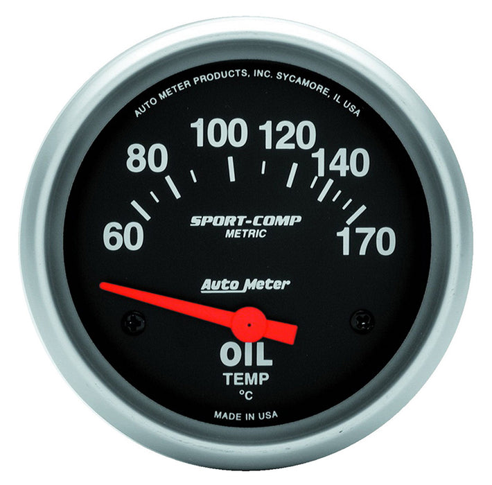 Sport-Comp Series Oil Temperature Gauge AU3543-M