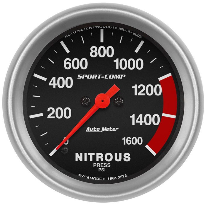 Sport-Comp Series Nitrous Pressure Gauge AU3574