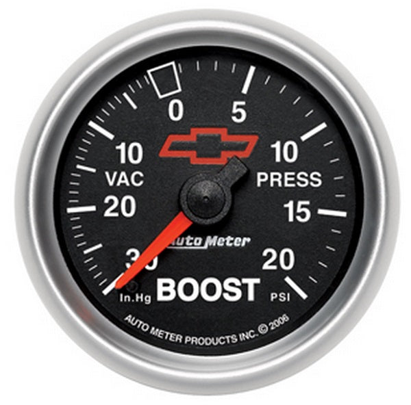 Chev Bow-Tie Boost Gauge AU3607-00406