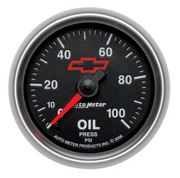 Chev Bow-Tie Oil Pressure Gauge AU3621-00406