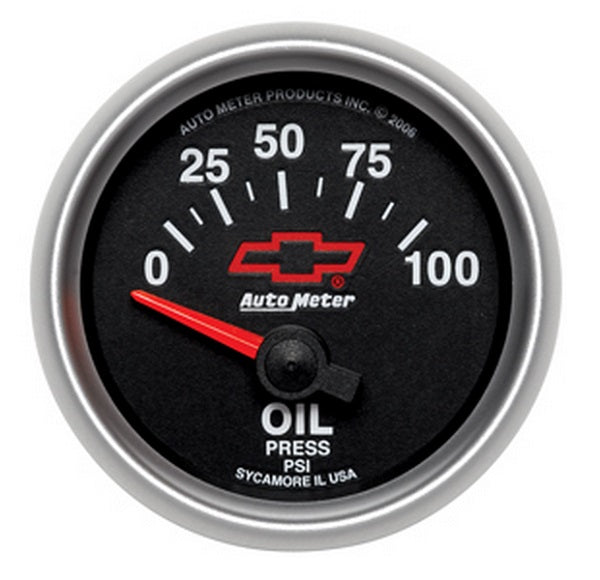 Chev Bow-Tie Oil Pressure Gauge AU3627-00406