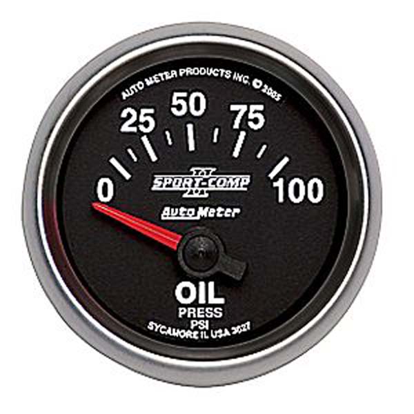 Sport-Comp II Oil Pressure Gauge AU3627